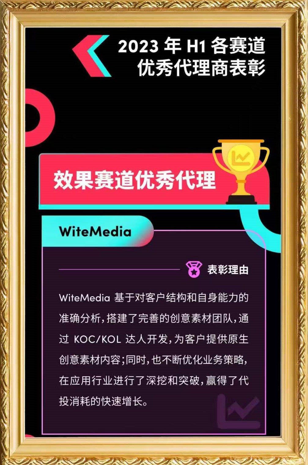 效果赛道优秀代理